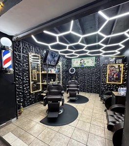 Vendita diretta della fabbrica esagono ha condotto la luce la progettazione dell'alveare ha condotto la luce per la camera e l'officina di cura dell'auto - Product Image 1