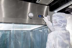 Filtros verticais da capa do fluxo laminar HEPA do LAF da classe 100 do ISO 5 para o armário laminar do fluxo de ar do cogumelo do laboratório - Product Image 4