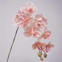 Exquisite chinesische Orchideen sträuße 9 Köpfe Traum Schmetterling Orchideen blumen Real Touch Hydrated Orchid