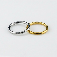JiaXin Anneau de nez articulé en titane ASTM F136, double anneau pour cartilage et hélix, bijou de piercing 20G 18G 16G