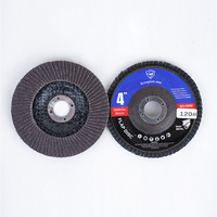 Disque à lamelles abrasif pour meuleuse d'angle OEM, brun, aluminium, haute performance 40 # -600 #   Grains abrasifs pour polissage/meulage du métal, de l'acier inoxydable et du bois, 16 mm