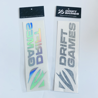 Autocollants personnalisés pour vitres de voiture Pack d'autocollants de transfert de véhicule en vinyle résistant aux UV pour l'extérieur avec carte d'en-tête