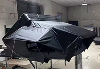Hochwertiges, leichtes Outdoor-Dachzelt mit einem Schlafzimmer für Camping im Auto, ganzjährig nutzbar, aus Aluminium.