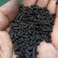 Charbon actif extrudé en colonne à base de charbon de bois pour la purification de l'air, granulométrie 4mm 7mm
