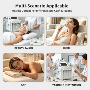 Equipo de Belleza Facial de Alta Calidad y Bajo Precio 6 en 1 con Microdermoabrasión, Hidro-Oxígeno y Jet de Alta Frecuencia para Salón de Belleza en el Reino Unido - Product Image 5