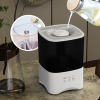Humidificateur portable à commande tactile avec humidistat et minuterie pour les voyages, les hôtels, les petites pièces - Certifié ROHS