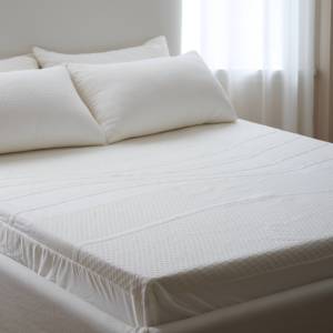 Bán Buôn Cotton Hữu Cơ Nệm Pad Thoáng Khí Máy Có Thể Giặt Nệm Bảo Vệ Tất Cả Các Kích Thước Cho Bộ Đồ Giường - Product Image 2