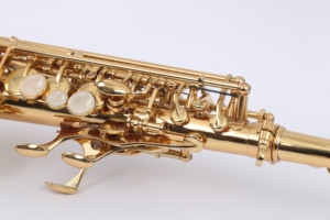 <span class=keywords><strong>Saxophone</strong></span> coloré en laque dorée, en promotion - Product Image 4
