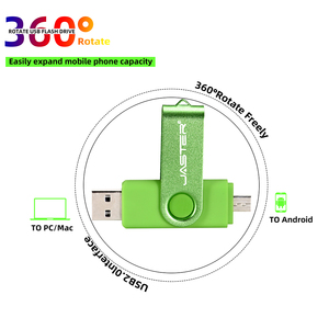 Jaster OEM OTG girevole chiavetta USB 128GB <span class=keywords><strong>2</strong></span> in 1 OTG USB Memory Stick per Android/PC LOGO personalizzato gratuito 3.0 disco Pendrive U - Product Image 4