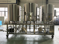 Système de brasserie artisanale de 100L, 200L, 300L avec cuve de fermentation sous pression en acier inoxydable 304 pour la fabrication de bière artisanale