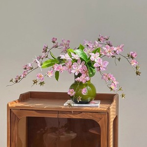 Décoration murale en fleurs de pommier pleureur artificiel Haiyi, en plastique, pour mariage et décoration intérieure, impression 3D - Product Image 2