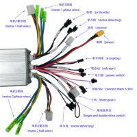 Motor Hub Brushless 8-Inci 1100W 6-8km/jam Kecepatan Rendah Torsi Tinggi Kit Penggerak Ganda Efisiensi IE1 Model KK08TJ Gerobak Dorong
