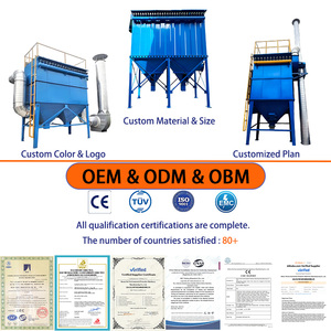 Équipement de filtration de poussière industrielle haute performance pour ligne de production de concassage de ciment, dépoussiéreur à sacs - Product Image 3