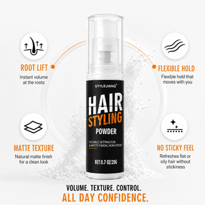 Mattify Hair Styling <b>Powder</b> Non Stick Flexible Setting Fibra Touch for <b>Textured</b> Lifted Hair Styling - Product Image 5