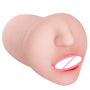 Mainan Seks Masturbasi untuk Pria Dewasa Mainan Seks Masturbasi Pria Simulasi Seks Oral Silikon Bibir Montok <span class=keywords><strong>Masturbator</strong></span> - Product Image 1