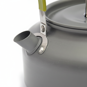 เครื่องชงกาแฟแบบพกพา เครื่องชงชา 1.2 ลิตร น้ำหนักเบาพิเศษ สำหรับตั้งแคมป์ ปิกนิก ใช้กลางแจ้ง พร้อมด้ามจับสีเขียว - Product Image 1