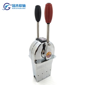 釣り船用コントロールツインレバーハンドルGJ107亜鉛合金韓国式船舶エンジンスロットルコントローラー - Product Image 2