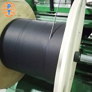 Cable de <span class=keywords><strong>fibra</strong></span> óptica de tubo Central autoportante, cable de comunicación plano, G652D, forma plana, GYFXBY, modo único - Product Image 6