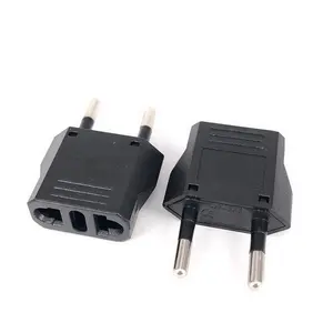 Quà Tặng Giáng Sinh Euro Sang Mỹ Nhật Bản Canada Cắm Adapter 2 Pin Vòng Pin Châu Âu EU Đức Pháp Chuyển Đổi