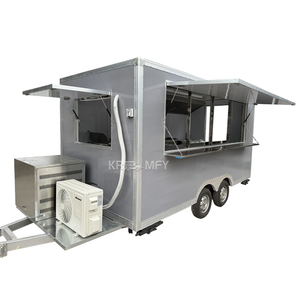 Chariot à double essieu pour hamburgers et hot-dogs, évier standard américain, équipement rapide, remorque mobile pour boissons, camion de restauration - Product Image 5