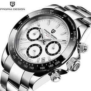 PAGANI DESIGN 1644 Luxury VK63 Movement Stainless Steel Business Date <b>Clock</b> Sports Waterproof Chronograph Quartz Watch - Product Image 6