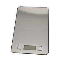 Balance de cuisine numérique à rétroéclairage BSCI 10 kg, plateforme en acier inoxydable, prix d'usine, boîte cadeau, logo OEM