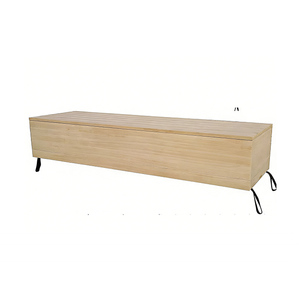 <span class=keywords><strong>Cercueil</strong></span> en MDF économique avec placage, design KD, intérieur satiné pour bébé et adulte, service funéraire rentable, crémation directe - Product Image 4