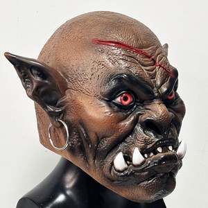 Máscara de Monstruo Nueva, Máscara de Demonio Espeluznante para Juegos, Casco de Broma de Warcraft, Máscara de Anime para Exposiciones, Actuaciones, Carnavales y Halloween - Product Image 5