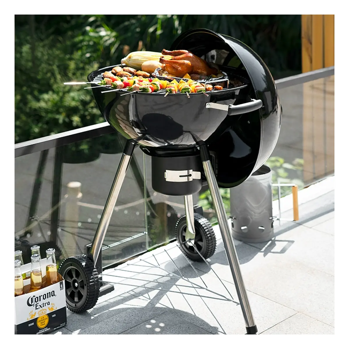 18 Inch Black Outdoor Garden Charcoal Barbecue Kettle Grills For Party BBQ grills charcoal grill