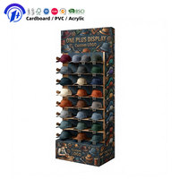 Support d'affichage personnalisé pour supermarché, présentoir en carton pour chaussettes, chapeaux et casquettes de baseball