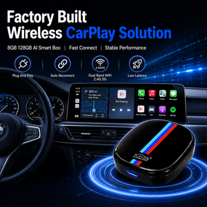 Adaptateur CarPlay sans fil pour <span class=keywords><strong>BMW</strong></span> 8 Go 128 Go Livraison rapide Électronique automobile Boîtier AI Android Auto Inventory Partner - Product Image 1