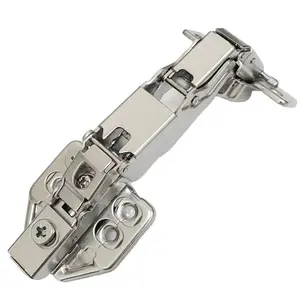 35Mm Soft Close Scharnier Keukenkast Clip-On 165 Graden Hoek Hydraulische Buffering Scharnier,