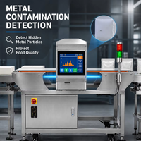 Détecteur de métaux électrique industriel en acier inoxydable SUS304, 52 programmes prédéfinis, indice de protection IP65, 20 kHz, pour les industries alimentaires et non alimentaires