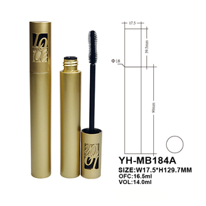 Love Hollow Design Eyebrow <b>Mascara</b> Tube ABS/PETG Material Screw Empty Eyelash Container Metallize Finish Surface Tubes - Product Image 2