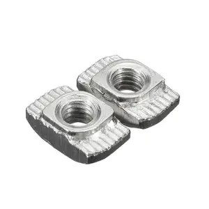 Nickel Plated T-Slot Nut M3 M4 M5 M6 M8 T & Nut for Aluminum Stainless Steel for Machinery Turning Process Services