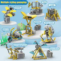 Kit de Robot Educativo STEM de 58-755 Piezas, Bloques de Construcción Programables por APP con Control Remoto, Opciones de Modelo 1/4/8