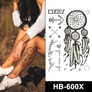 Tatuajes Temporales de Alta Calidad, Resistentes al Agua, No Tóxicos, con Diseños Nuevos y Hermosos, Tatuaje de Búho, Atrapasueños, para Mujeres - Product Image 2