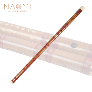 NAOMI Flûte chinoise en bambou Dizi Clé en D Instrument de musique à vent traditionnel Flûte chinoise professionnelle - Product Image 2