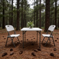 Ausziehbarer 86x86cm Klapp-Picknicktisch Schnellmontage Antistatisches Schlankes Rollendesign für Computergeräte Labor