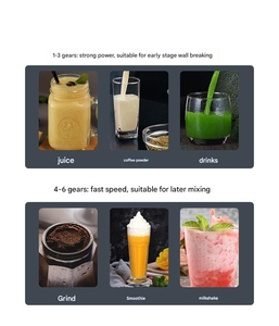 Ice Smoothie điện 2200W công suất lớn sản xuất nước trái cây trộn 2L thương mại Máy xay sinh tố với cách âm Bìa - Product Image 5