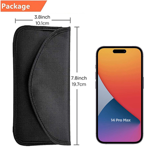 Sac de protection <span class=keywords><strong>anti</strong></span>-pistage et <span class=keywords><strong>anti</strong></span>-espionnage pour téléphone portable, clé de voiture, pochette Faraday, sac <span class=keywords><strong>anti</strong></span>-caméra pour téléphone - Product Image 6