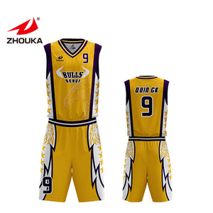 Summer 100% polyester high quality professional custom basketball jersey for youth - Product Image 1