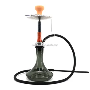 Aluminum Material Top Quality Glass Hookah Shisha Russian Hookah