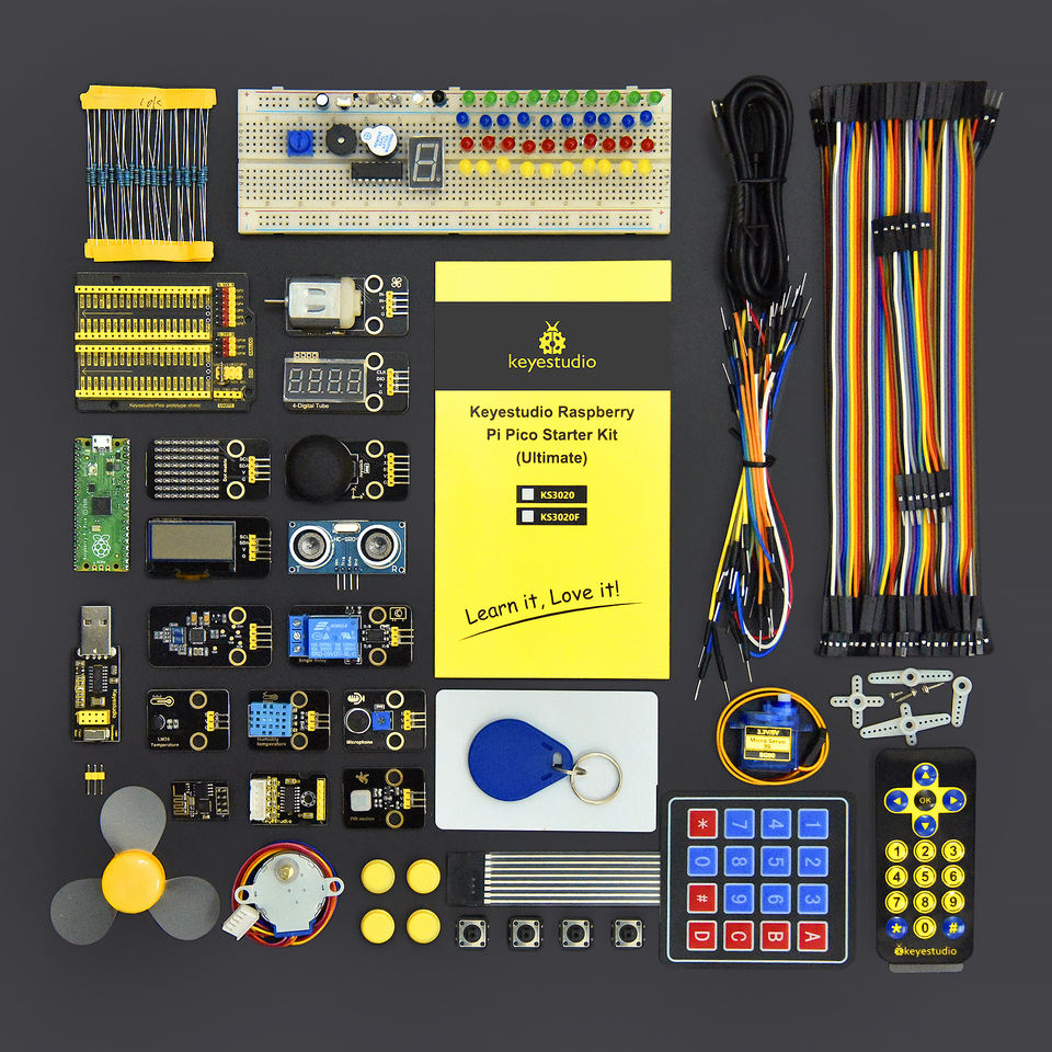 Keyestudio Raspberry Pi Pico STEM Education DIY Sensor Module Learning ...