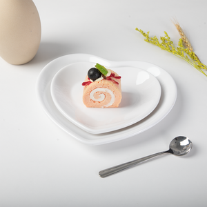 Vajilla de Melamina Irregular para Restaurante al por Mayor, Platos en Forma de Corazón de 6.5/8/10 Pulgadas para Fiestas y Bodas - Product Image 2