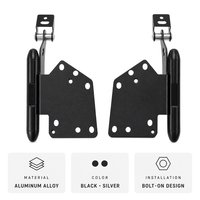 Support de phare auxiliaire en alliage d'aluminium noir pour moto Honda ADV160 2022-2026, kit de fixation pour phare antibrouillard