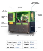 Banco de pruebas automático ZQYM 8320 para inyectores Common Rail, máquina de prueba de inyección de combustible para Bosch, Caterpillar, Denso, Delphi, HEUI, EUI, EUP