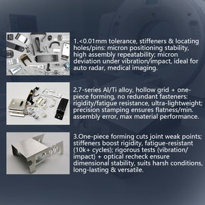 Support d'angle de meuble en forme de L OEM ODM estampage des supports à angle droit en acier inoxydable - Product Image 6