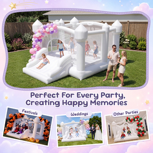 FBSPORT - Equipo de Juego Infantil, Castillo Inflable <span class=keywords><strong>Happy</strong></span> <span class=keywords><strong>Hop</strong></span>, Castillo Inflable para el Hogar, Las Mejores Casas <span class=keywords><strong>Inflables</strong></span> en Venta - Product Image 3