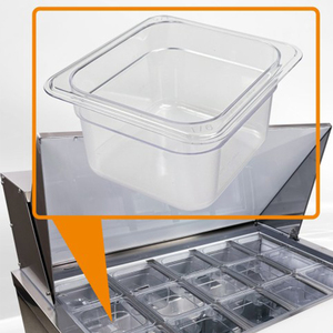Mesa de Preparación Refrigerada para Ensaladas y Sándwiches, DSP36-12-S2, Refrigerador de Acero Inoxidable - Product Image 6